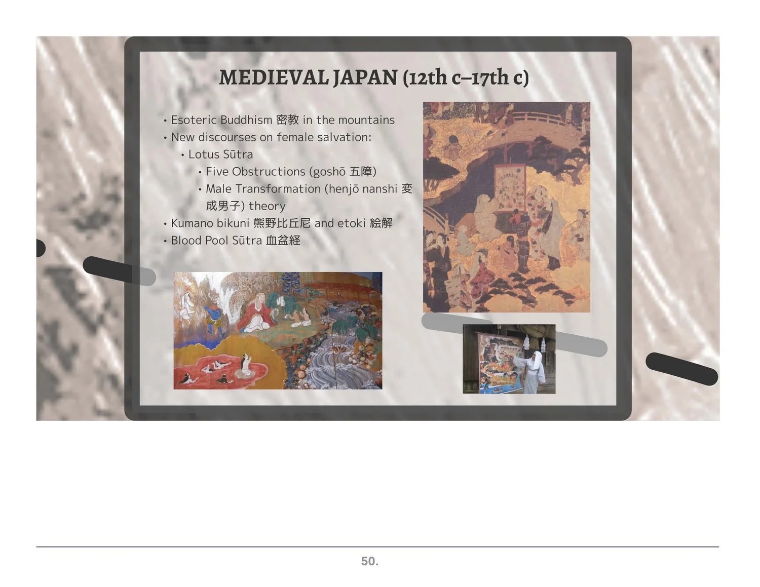 Prezi frame: medieval Japan.