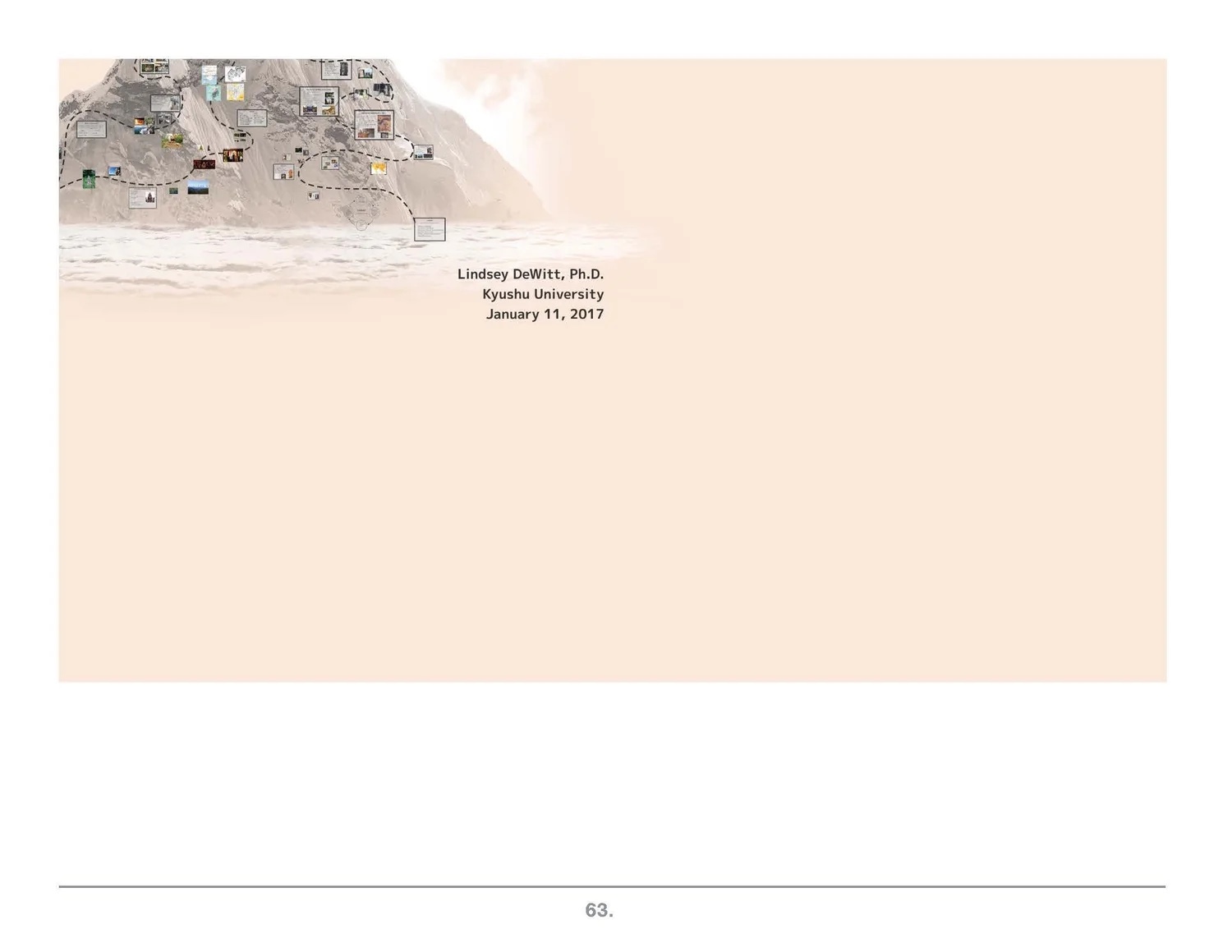 Prezi credits frame.