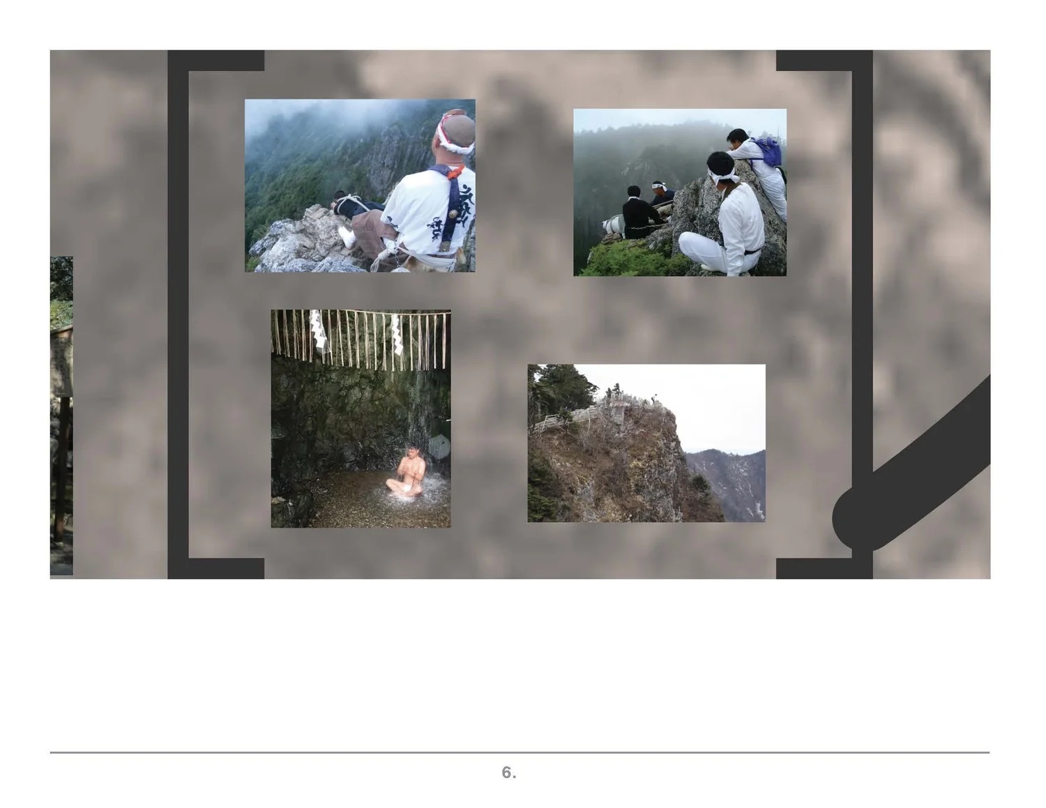 Prezi frame: mountain photographs.