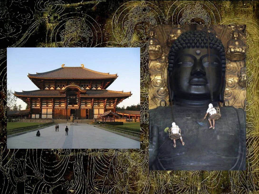 Slide: the Daibutsuden and Great Buddha.