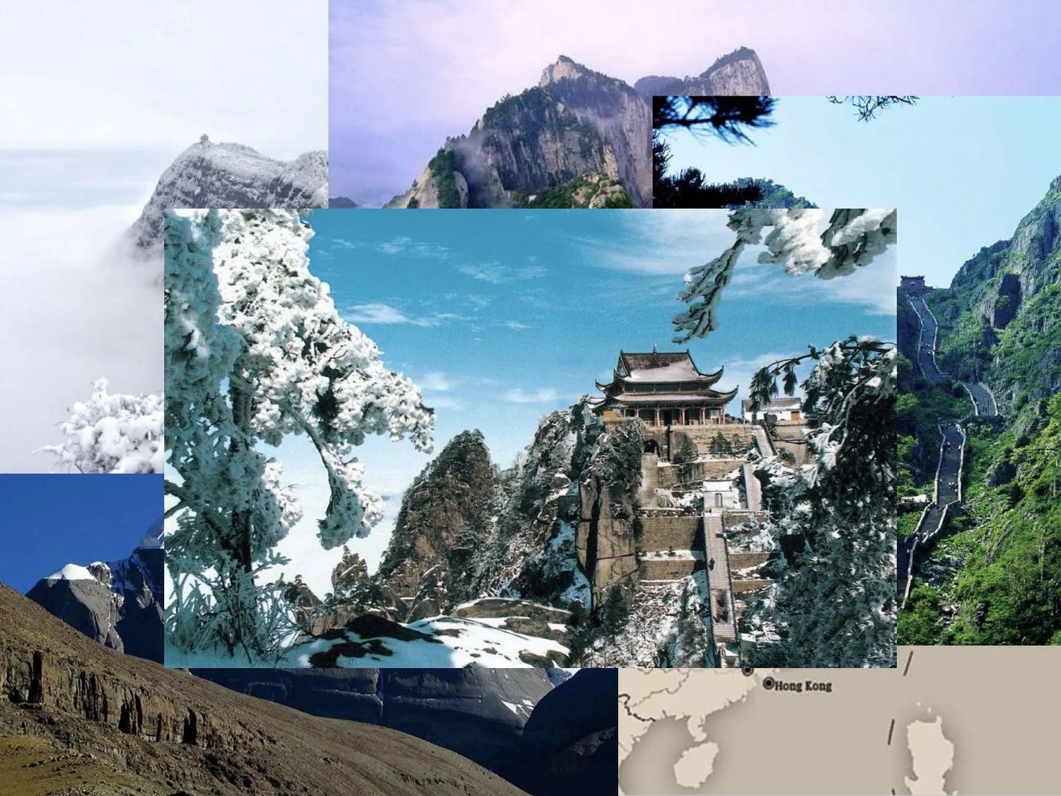 Slide: sacred peaks montage.