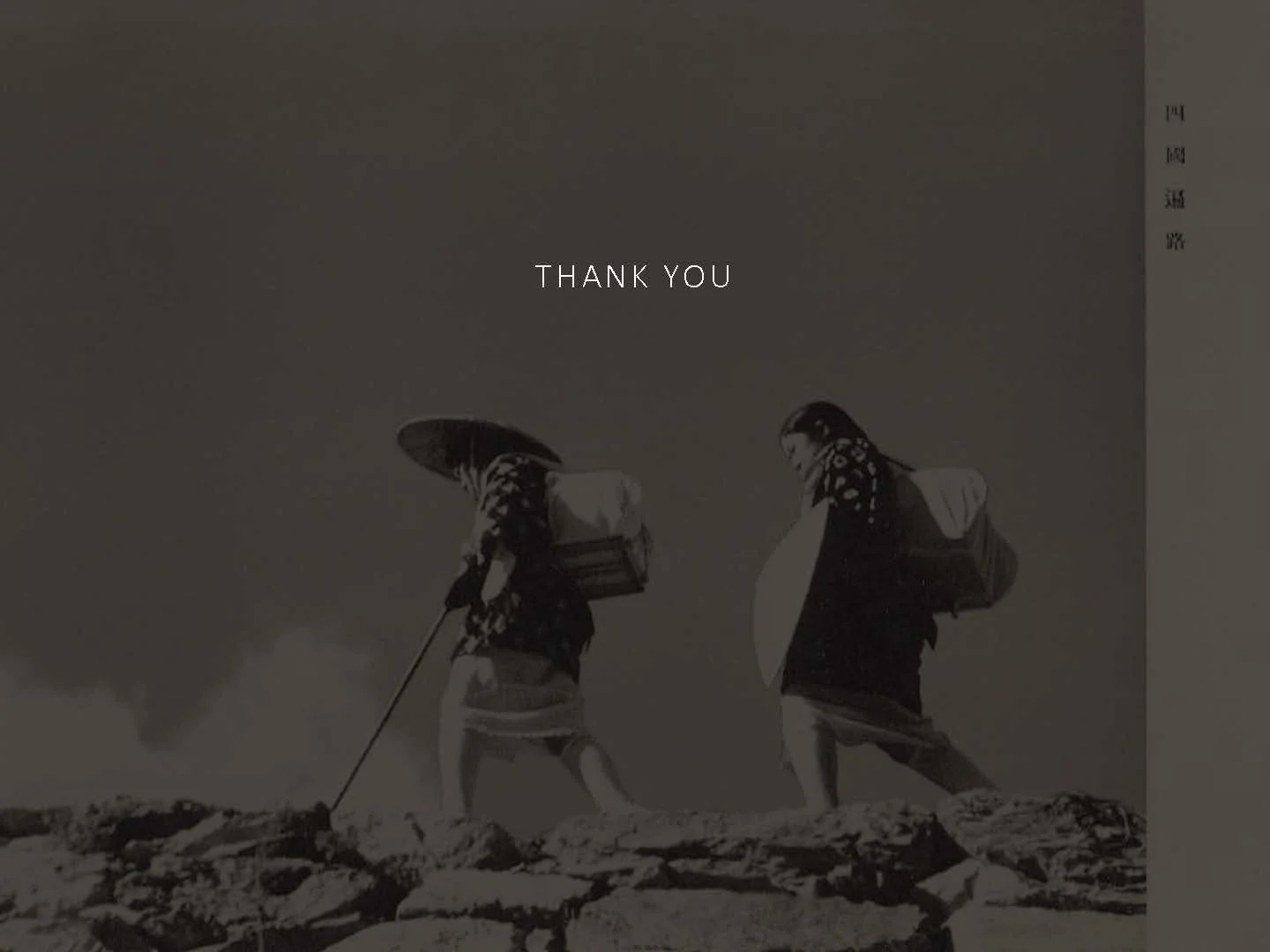 Closing slide: thank you.
