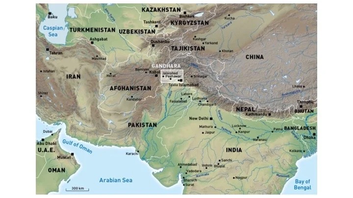 Slide: map of the Silk Road.